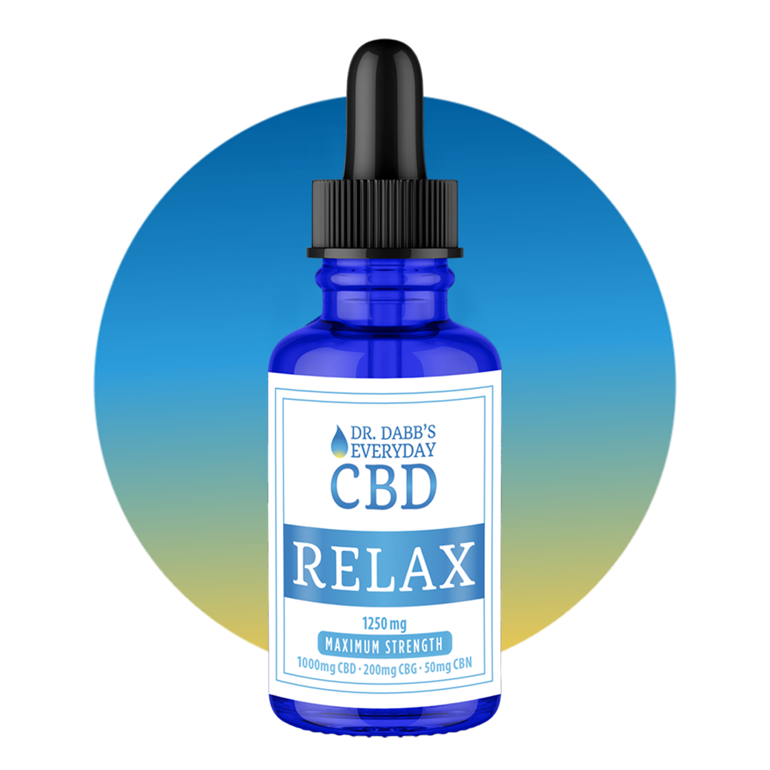 Relax: 1250mg CBD Tincture - 30 ml